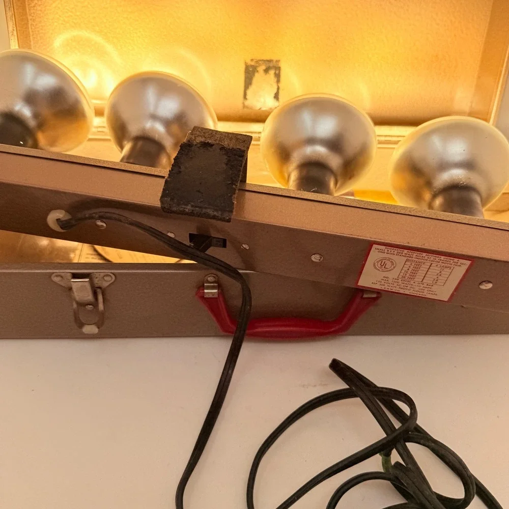 Excel Lite 4 Lite Bar Photographic Bar Light with‎ General Electric Movie Lights